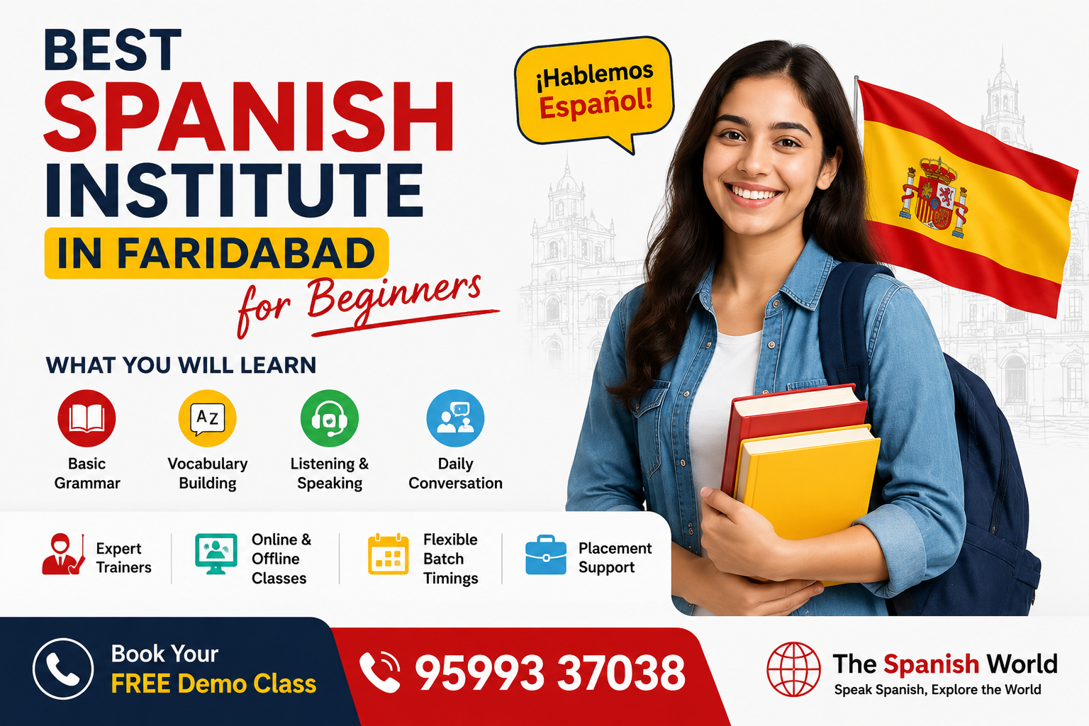 Best Spanish Institute in Faridabad for Beginners