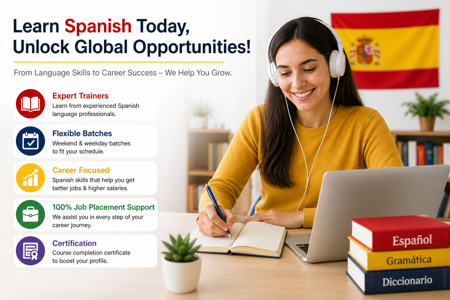 learn Spanish in Faridabad