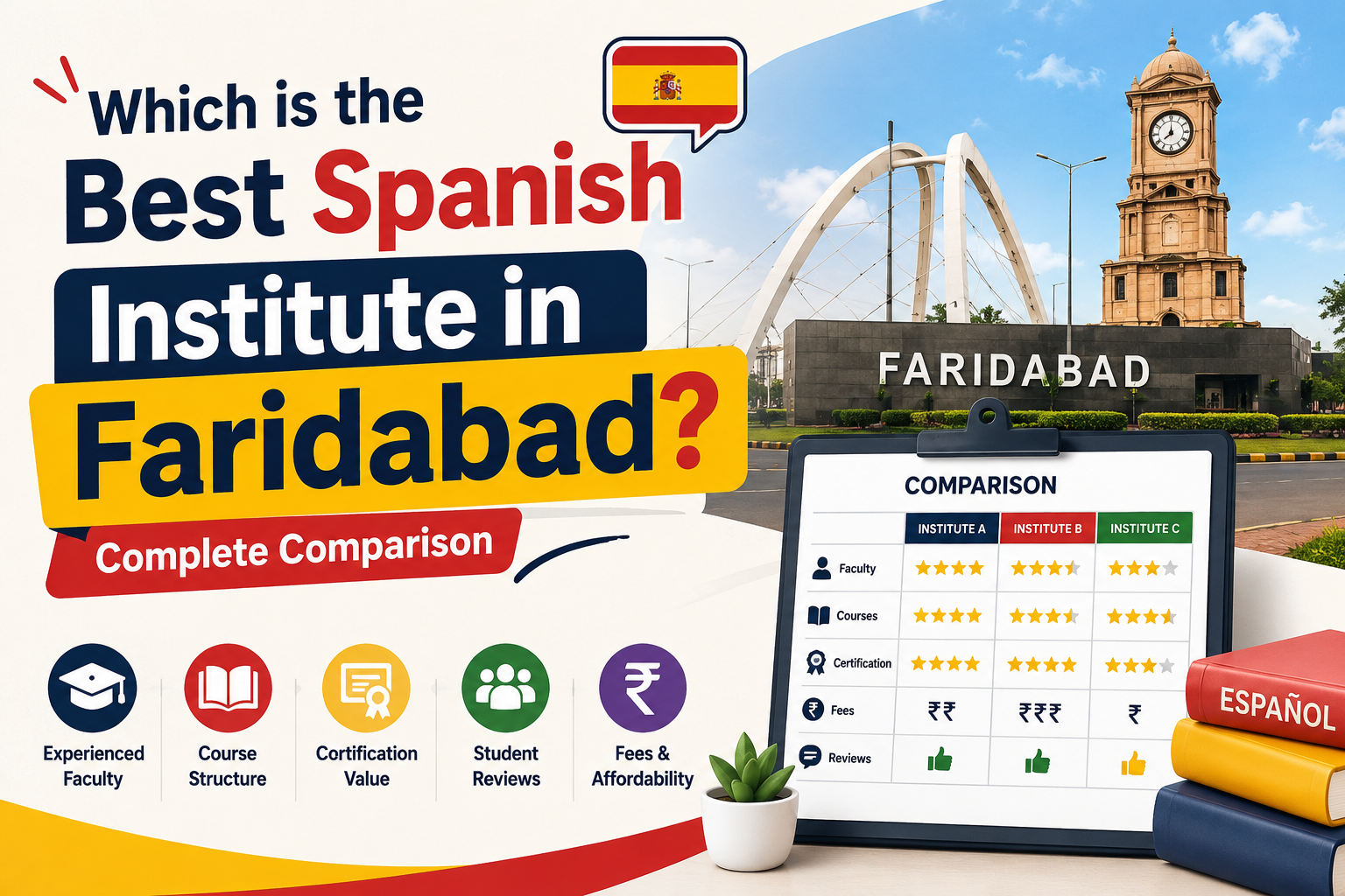 Which is the best spanis institute in faridabad